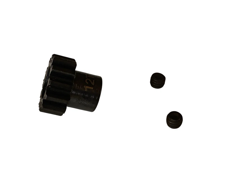 Tourex Modul 1 RC Motorritzel / Ritzel 12Z / 12T / 12 Zähne Stahl für 5mm Welle - Bild 3 von 4