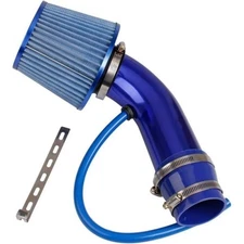 ❤Car Cold Air Intake Filter Induction Kit 3 Pipe Aluminum Power Flow Hose System