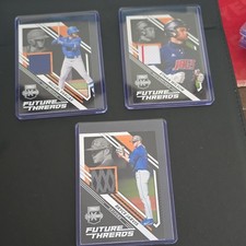 Panini 2021 Elite Extra Edition Future Threads Memorabilia 3-Card Lot