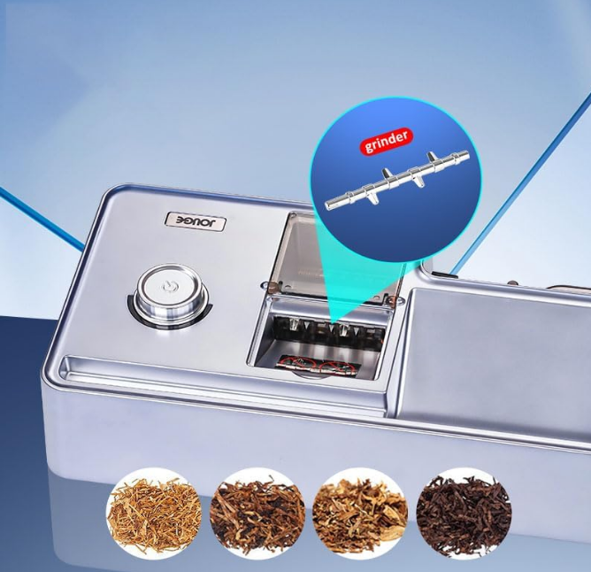 electric cigarette machine with hopper Hawk Matic Home Use Electrical Injector Smokes Tobacco Rolling for sale online The Powermatic II Plus is compact in size and conveniently fits on any desktop and can be taken along while traveling Cigarette Machine Automatic Electric Rolling