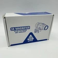 UTG SCP-MF3WEQS 3X Magnifier with Flip-to-side QD Mount