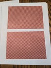 Creative Memories Set Of 8 Photo Mats And Journal Box Reversible Red Scrapbook — photo 7