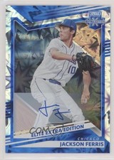 2022 Panini Elite Extra Edition Blue Signatures 9/20 Jackson Ferris Auto 0f83