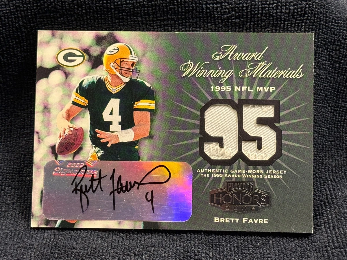 Brett Favre Green Bay Packers Football Autographed Sports Trading