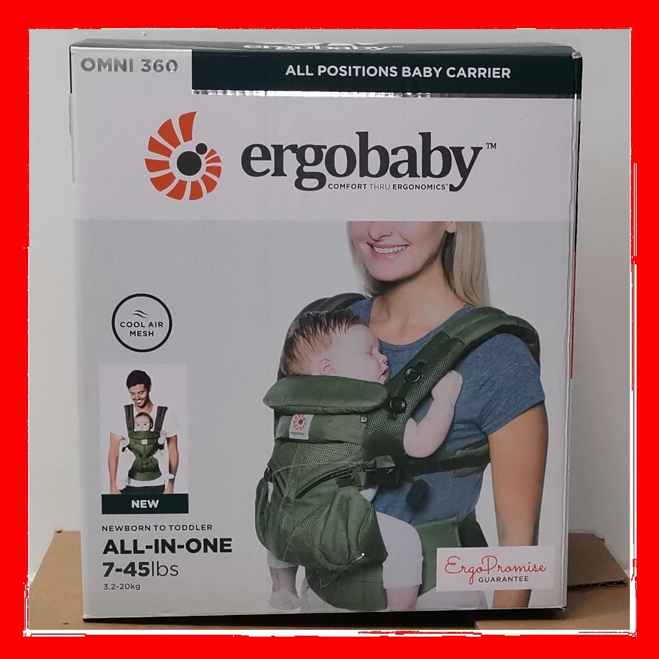 Ergobaby Omni 360 All-Position Baby Carrier Newborn to Toddler $179 Amazon NWOT
Opens in a new windo