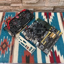 ASUS B85m-E mATX Motherboard Combo i7-4771 16GB RAM GeForce GTX760