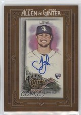 2022 Topps Allen & Ginter Framed Mini Josh Lowe #MA-JL Auto 06bg