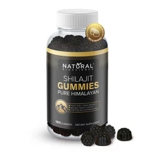 Himalayan Shilajit Gummies 800mg - Magnesium Ashwagandha Zinc Fulvic Acid & 8...