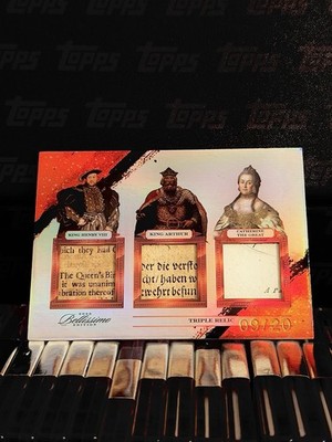 2023 Bellissimo Triple Relic 09/20 Henry VIII King Arthur Catherine The Great