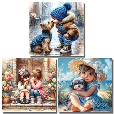 3 Pack Girl Diamond Art Kits for Adults Diamond painting-3pack-15