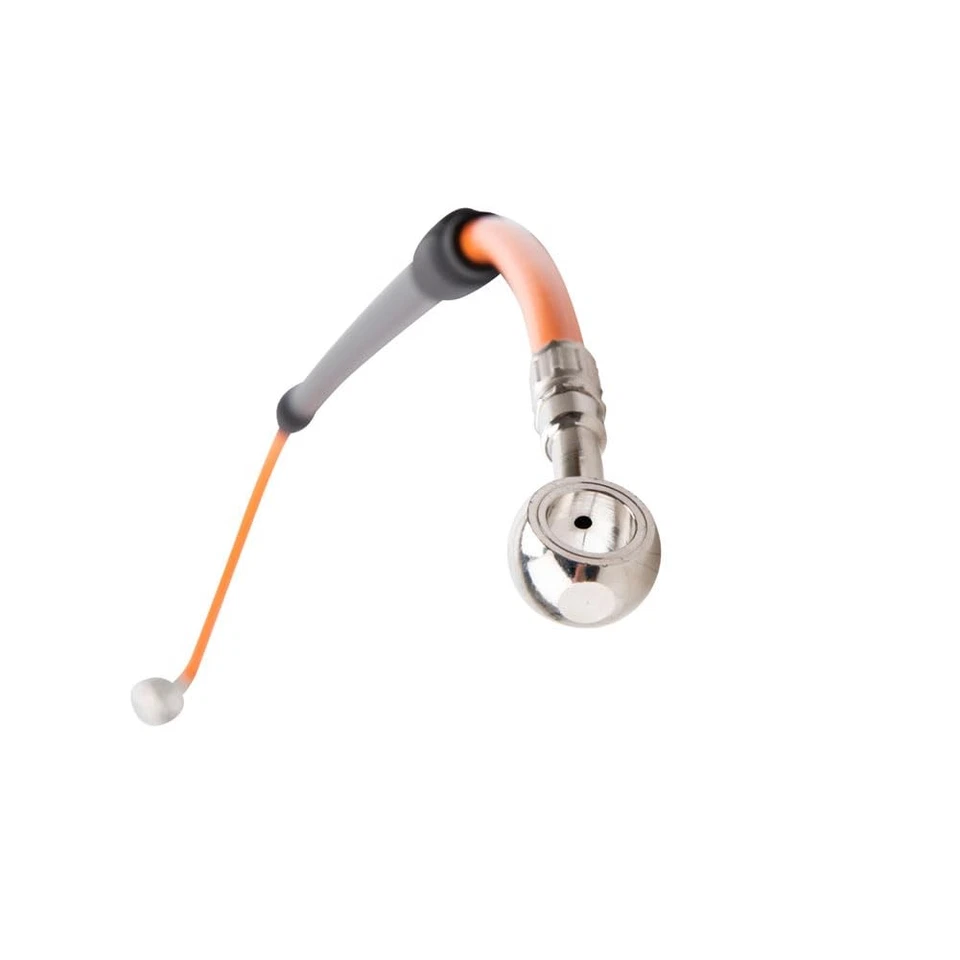 Tusk Rear Motorcycle Steel Braided Brake Line Orange For KTM 125 SX 2013-2024 Foto 3 de 4