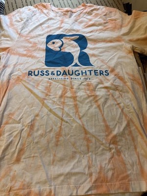 Russ & Daughters Shirt Large Jewish Deli New York City NY SGA Hanukkah
