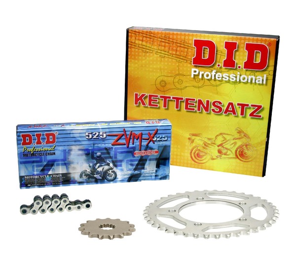 DID Super X-Ring Chrom Kettenkit Triumph Speedmaster 865, 05-13, 908ML, 986ML2-image