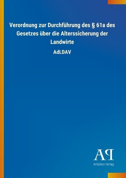 Verordnung Zur DurchfüHrung Des § 61A Des Gesetzes üBer Die Alterssicherung Der-image