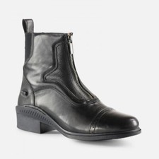 Horze Suffolk Front Zip Black Jodhpur Boots