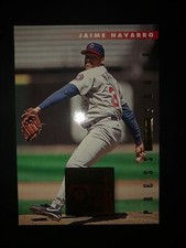 1996 DONRUSS PRESS PROOF BASEBALL JAIME NAVARRO #441 CHICAGO CUBS MLB CARD FS