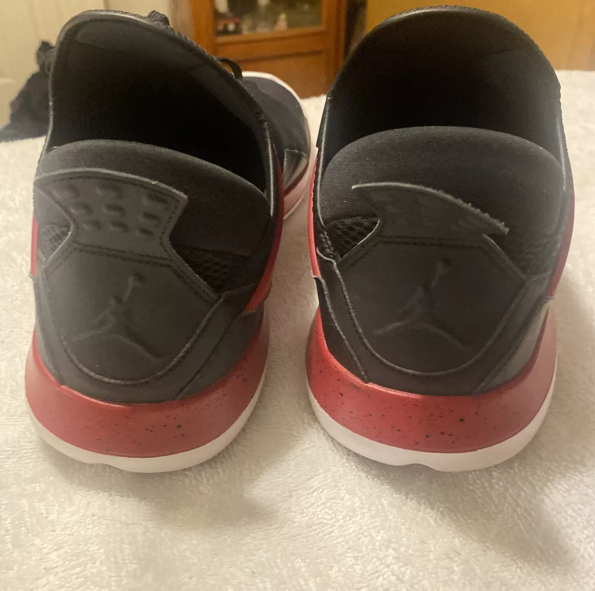 Jordan fly 89 hotsell black and red
