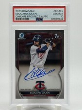 2023 Bowman CPA-EJ Edouard Julien Chrome 1st PSA 10 Twins