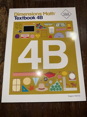 Dimensions Math 4B Textbook[Paperback] Singapore Math - NEW