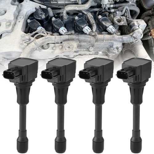 Set of 4 Ignition Coil Pack For Nissan Altima Cube Rogue Infiniti FX50 UF549 - Foto 6 di 12