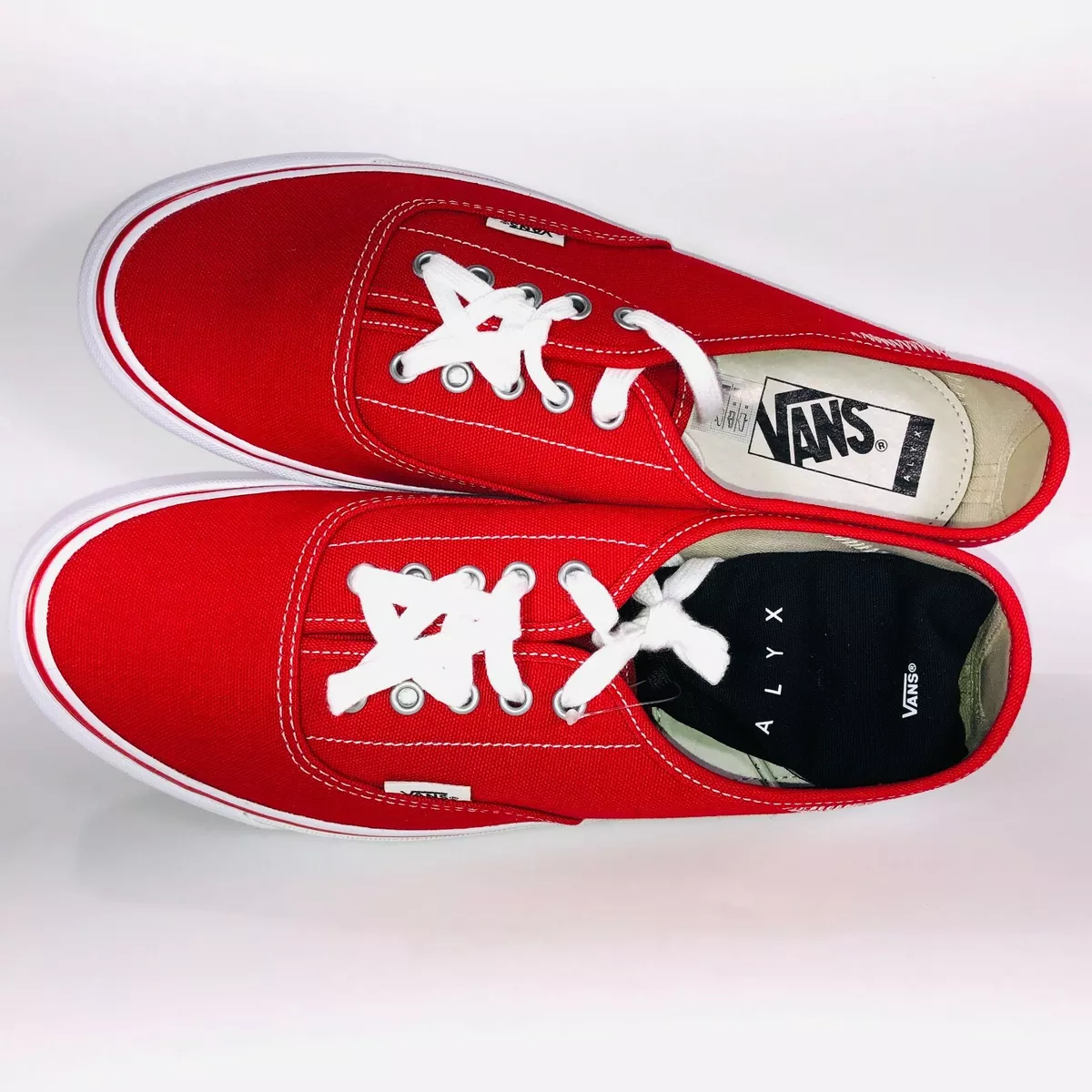 Unisex AUTHENTIC SKATE SHOES 10 Men US / 11.5 Women US (RED) - Walmart.com