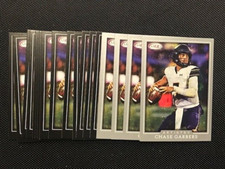 Lot (16) CHASE GARBERS 2022 SAGE Artistry Football base + silver rookie cards