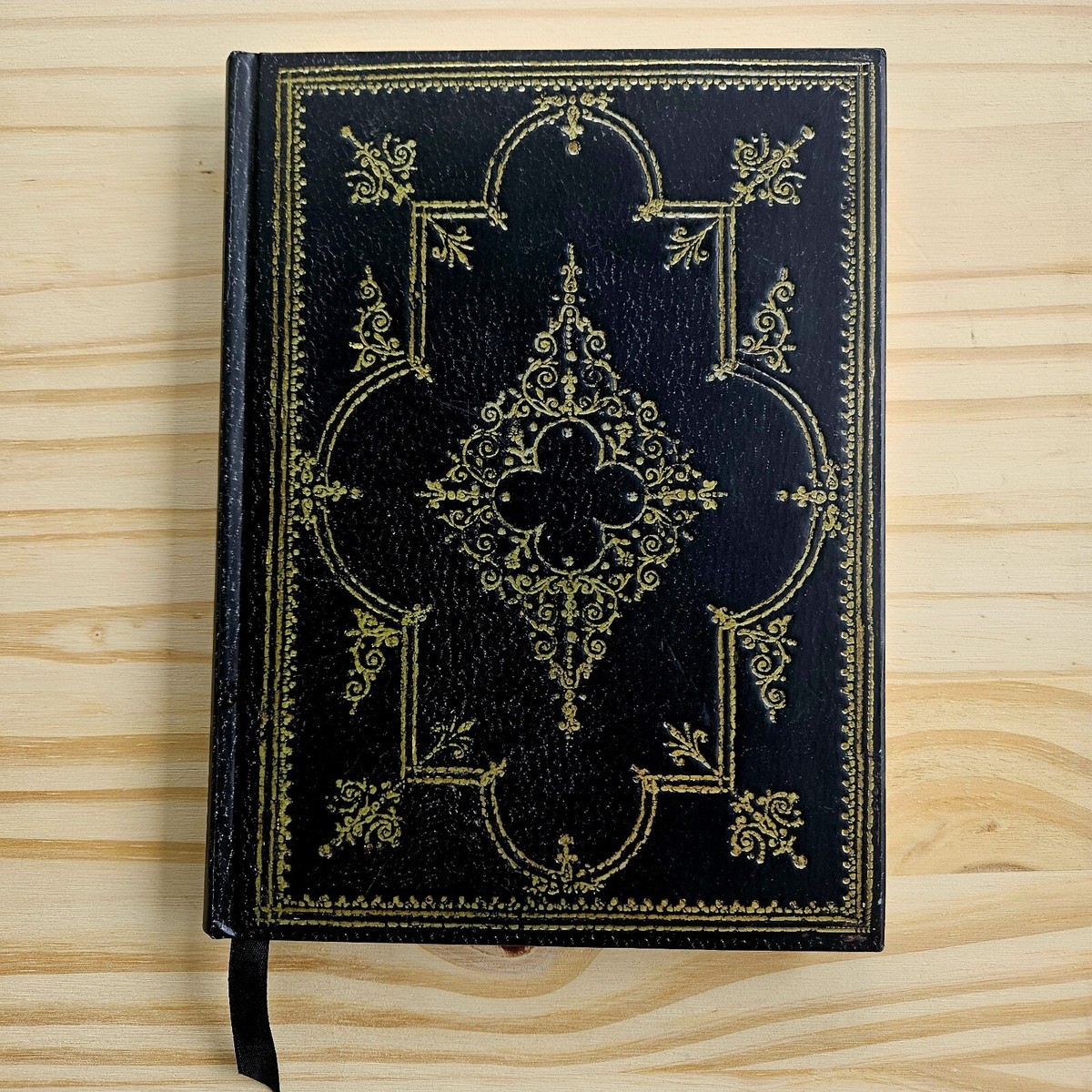 Obsidian Journal (Diary, Notebook) Gold Foil Cover Design Peter 