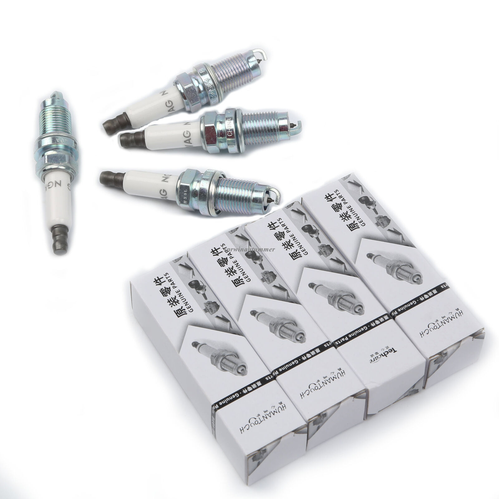 4PCS Platinum Spark Plug Fit For Audi A3 VW Golf Jetta Tiguan CC Skoda 1.4TSI - Picture 8 of 12