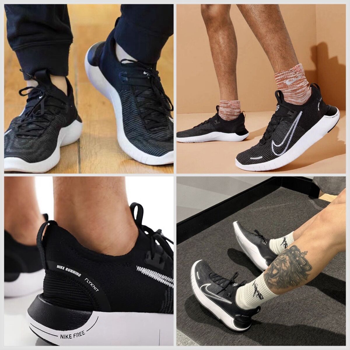 Size 7 - Nike Free RN Next Nature Black White for sale Size 7 - Nike Free RN Next Nature Black White for sale
