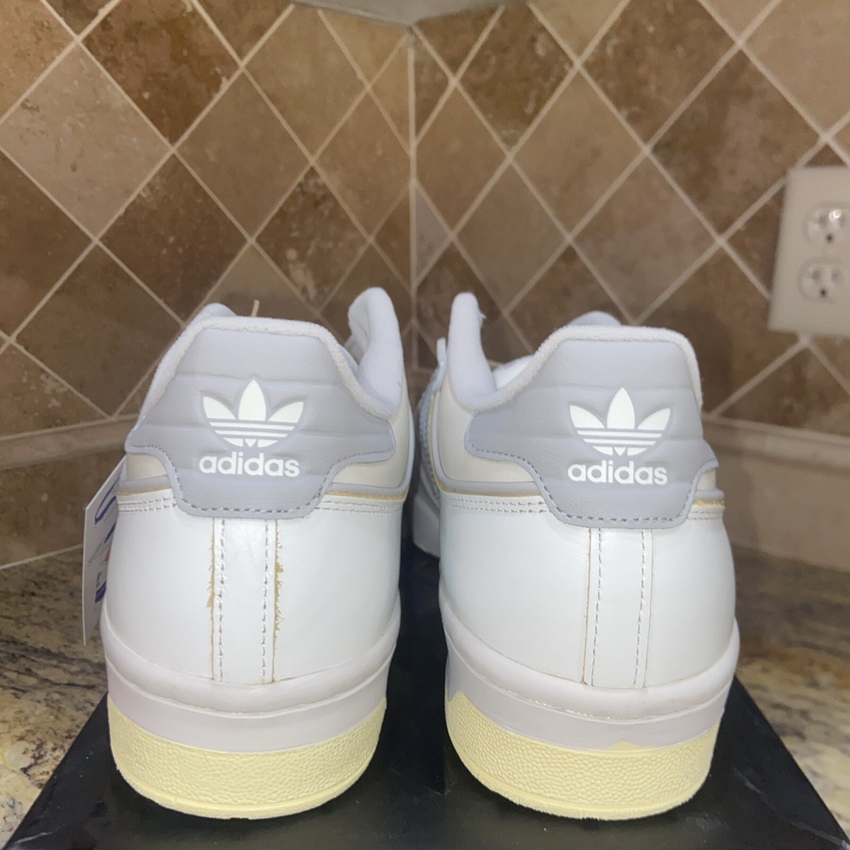 ★adidas★ Rivalry Low 86 White Grey GZ2556 adidas Rivalry Low 86 Core White Grey Men's - GZ2556 - US