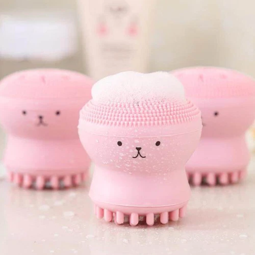 Facial Cleanser Exfoliator Pore Cleaner Face Cleansing Brush Octopus Silicone - Picture 2 of 11