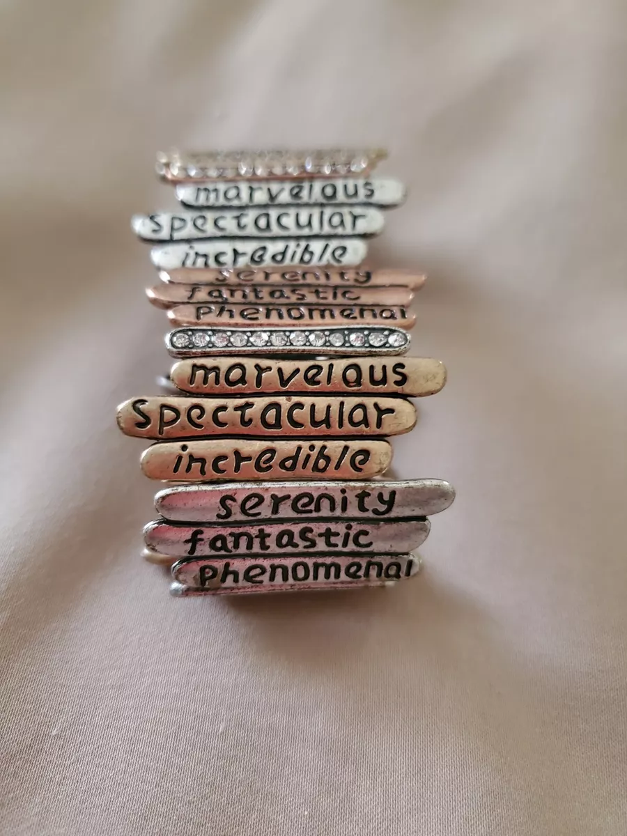 Inspirational 2024 stretch bracelets