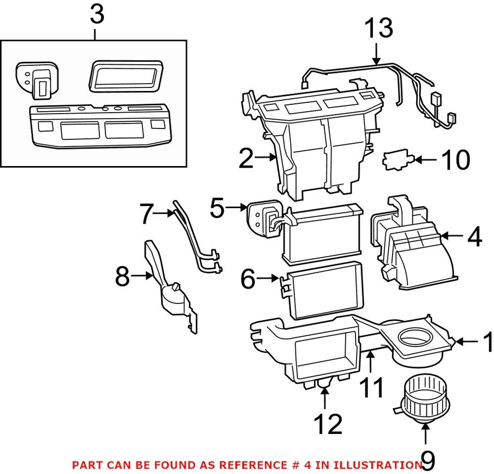 Carcasa de entrada de aire genuino OEM Mopar HVAC para Dodge Grand Caravan Foto 2 de 2
