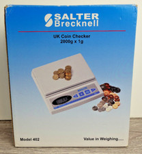 Salter Brecknell Model 402 UK Coin Checker 2000g x 1g