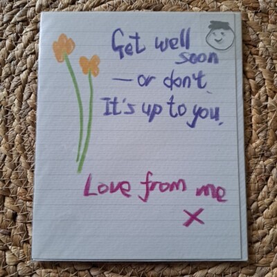 Richtig gute Karte ''Get Well Soon''