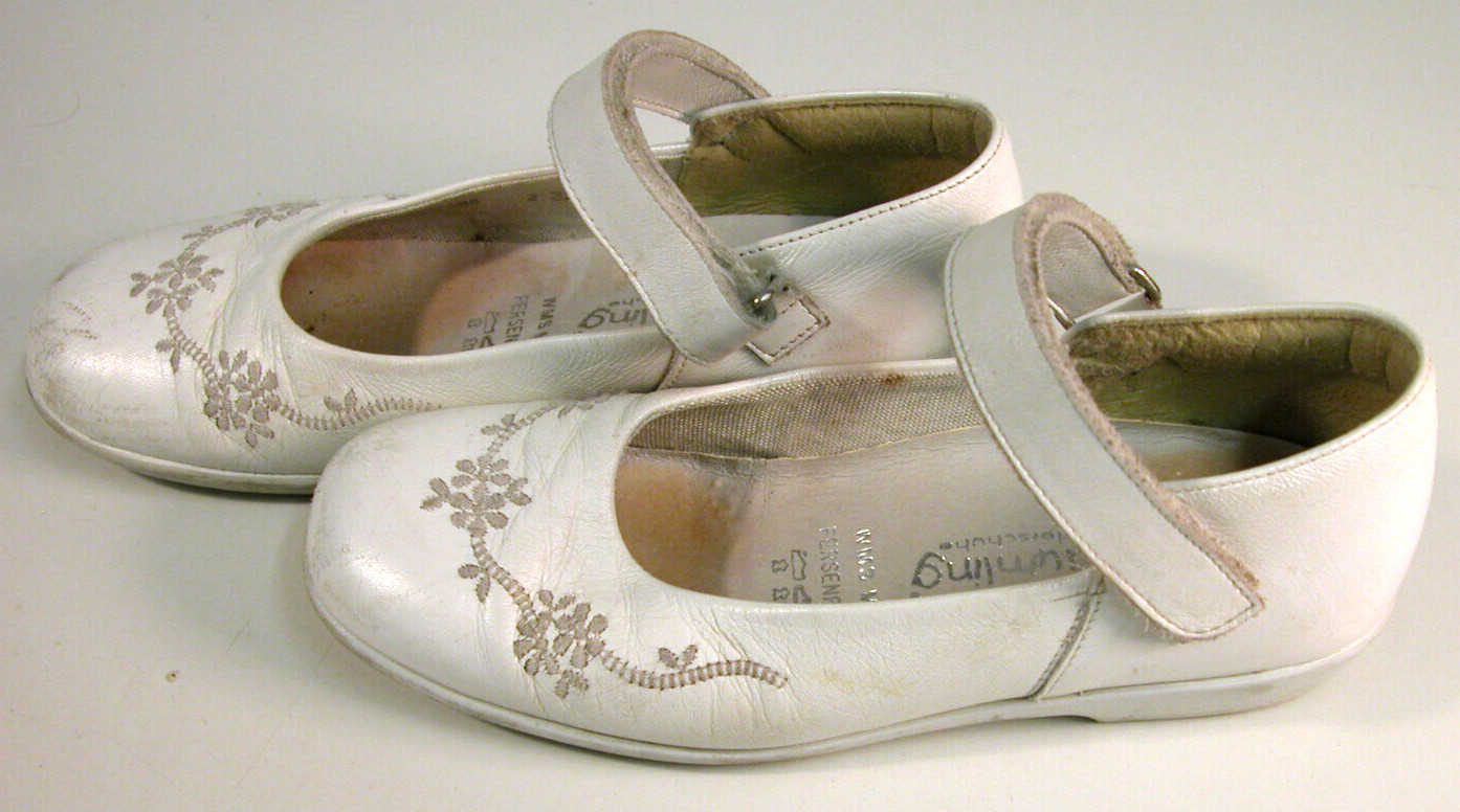 Däumling Sandalen Halbschuhe - Mädchenschuhe 32 weiß