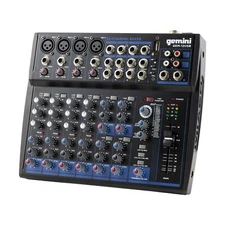 Gemini Sound GEM-12USB | 12-Channel Professional Bluetooth Audio Mixer with O...
