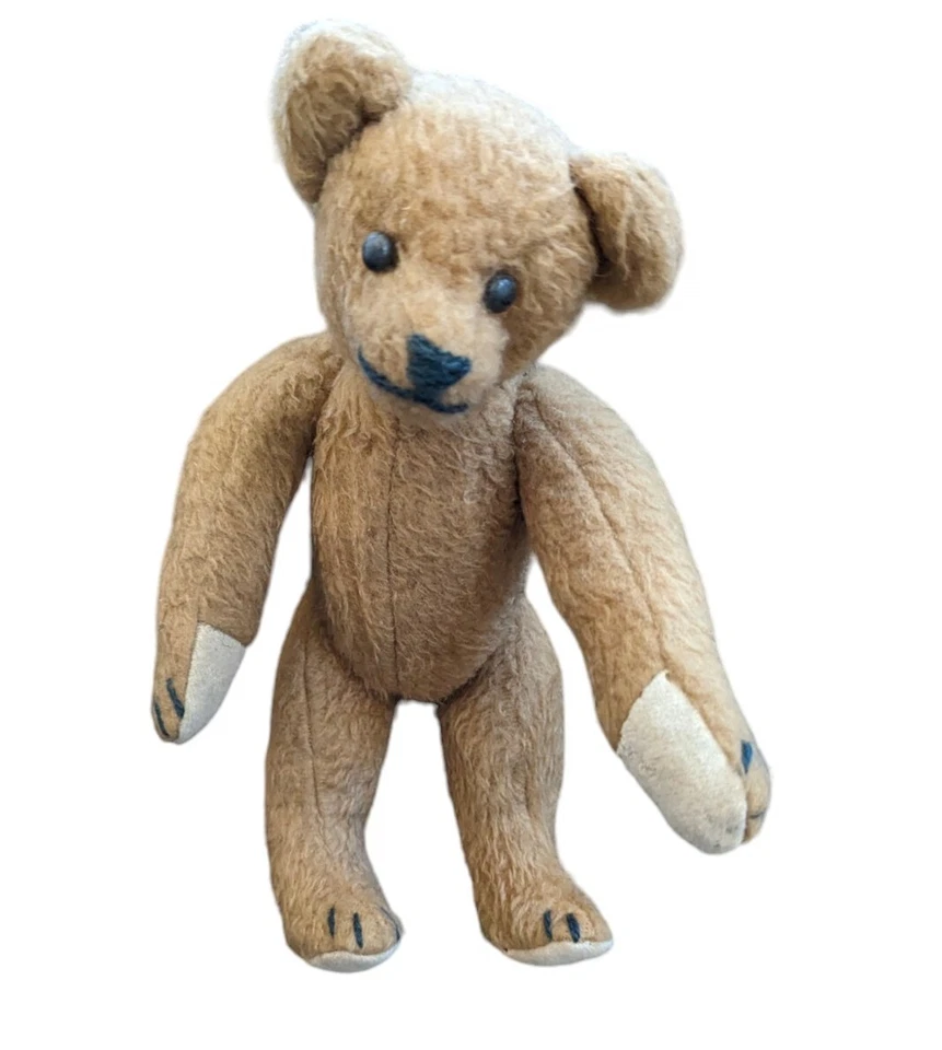 Oso de peluche de colección totalmente articulado artista hecho a mano 12" marrón Foto 2 de 4