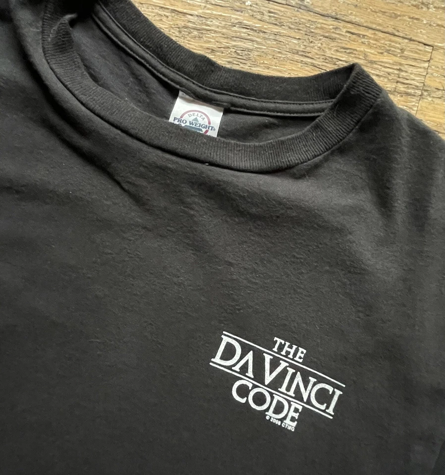 The DaVinci Code T-shirt XL DaVinci Code 2006 Black - Image 3 of 4