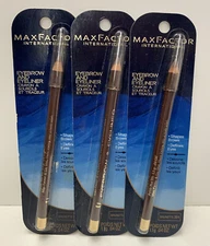 MAX FACTOR Eyebrow & EyeLiner 3-304 BRUNETTE W/ Free Tweezer