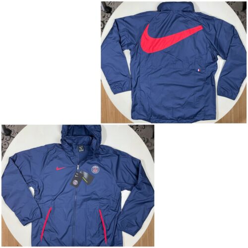 Nike Paris Saint-Germain Football Men’s XL Repel Graphic Jacket Navy CI9195 NEW - Afbeelding 1 van 12