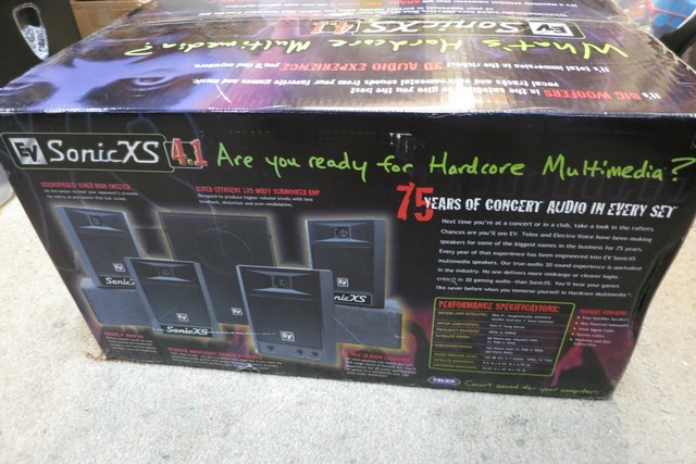 ev sonic xs 2.1 speaker system