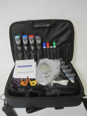 MIMIO CAPTURE KIT EASITEACH INTERACTIVE DEMO PACK/INK SYSTEM W/ CASE PENS ERASER