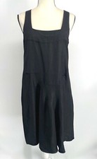 Chloe Black Sleeveless Tank Dress Size IT 40 4-6 US square neck criss cross back