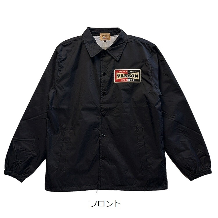 XL Size Vanson Coach Jacket 884V346 Black japan | eBay XL Size Vanson Coach Jacket 884V346 Black japan | eBay