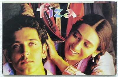 Bollywood Schauspieler Hrithik Roshan Karisma Kapoor seltene Original Postkar...