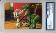 1995 DISNEY SKYBOX TOY STORY #8 BUZZ LIGHTYEAR SIGNED TIM ALLEN PSA DNA COA REX