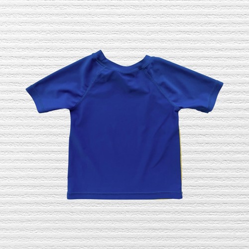 Pokémon Pikachu Boys Swim Shorts & Rash Guard Yellow Blue Short Sleeve Size 4 - Picture 4 of 22