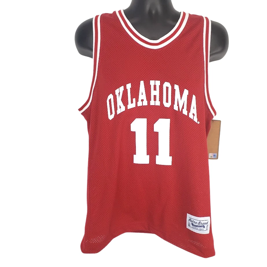 Retro Brand Oklahoma Sooners Trae Young #10 NCAA Basketball Jersey