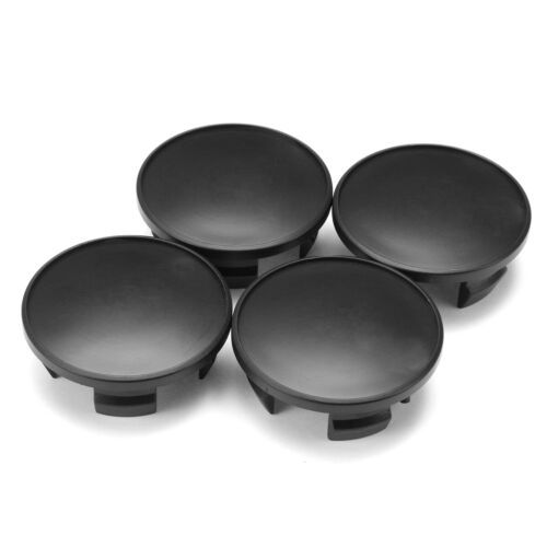 4Pcs 54mm Black Wheel Hubs Center Hub Cap Universal Wheel Rim Hub Cover Caps - Picture 3 of 6